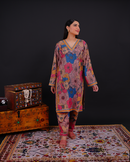 GULLE-SARMA – 2-Piece Printed Lawn Ensemble