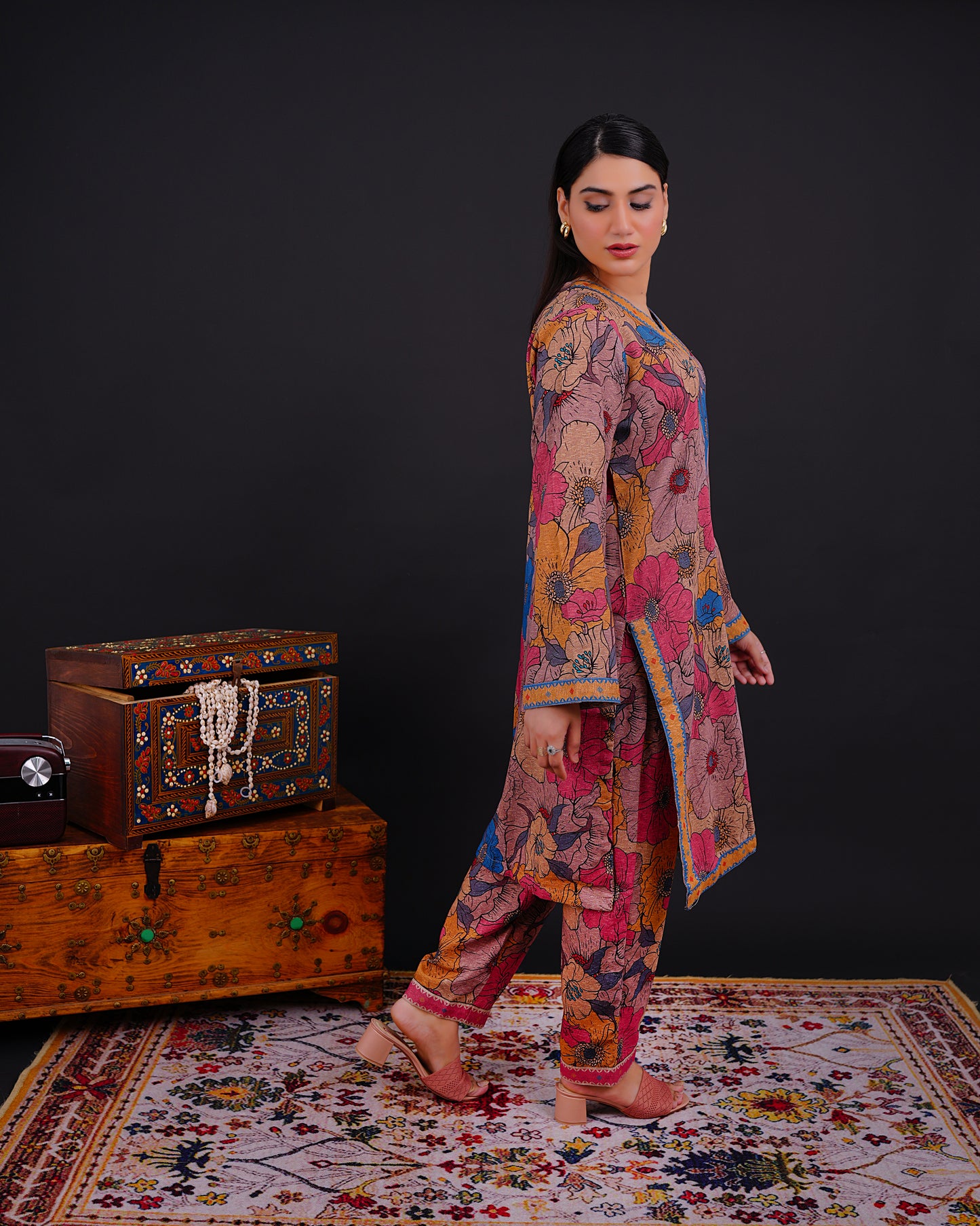 GULLE-SARMA – 2-Piece Printed Lawn Ensemble