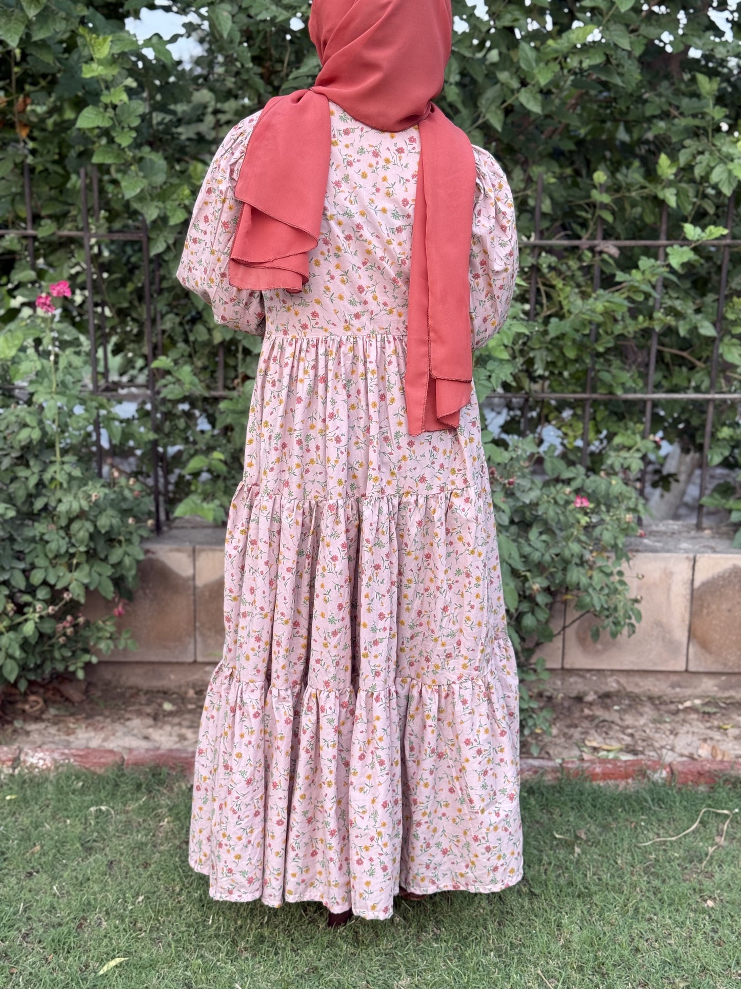 New Arrival: Printed Lawn Maxi Dress in Premium Fabric