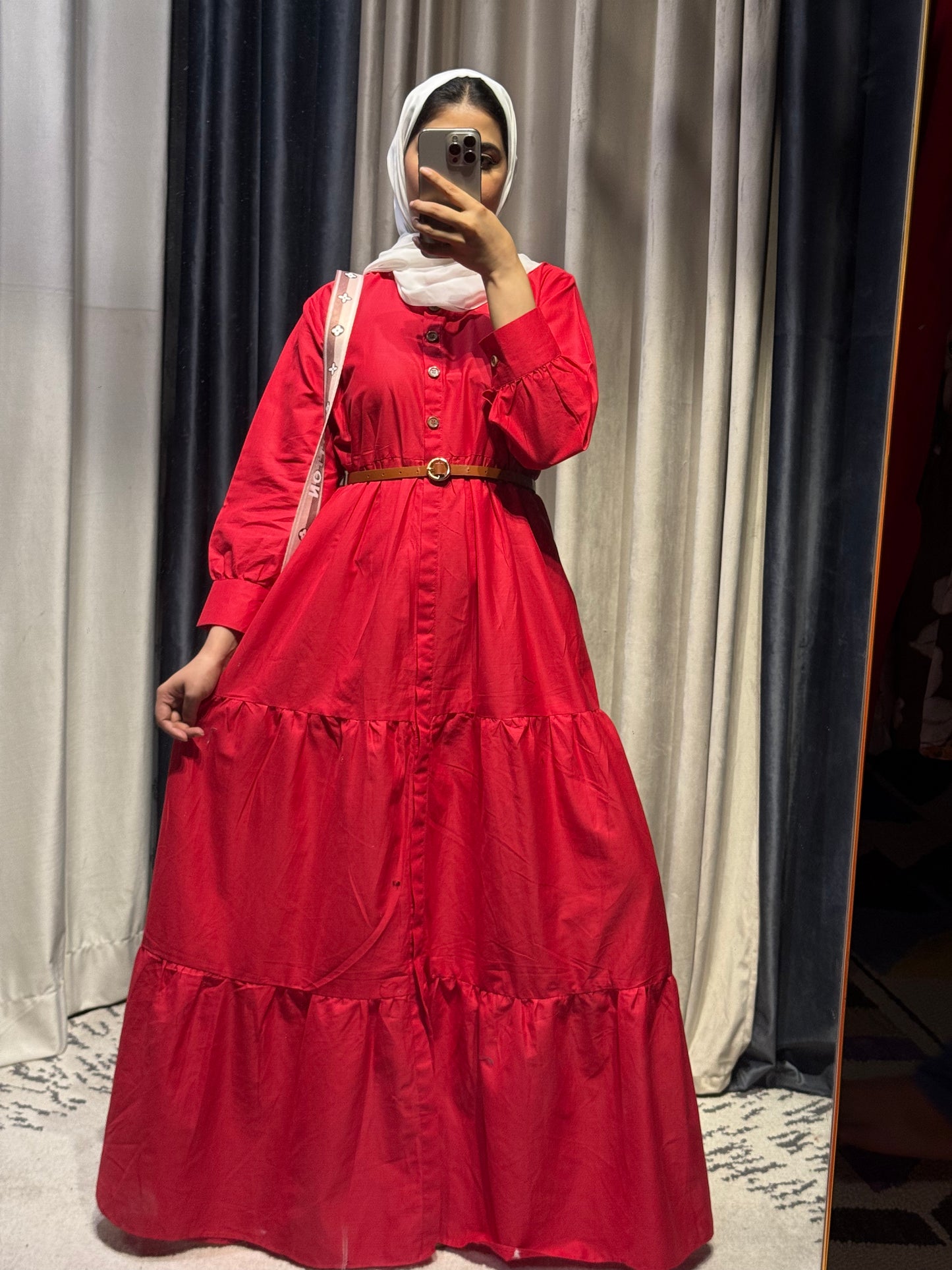"Regal Mehroon. Flowy. Timeless. A maxi made for every moment."