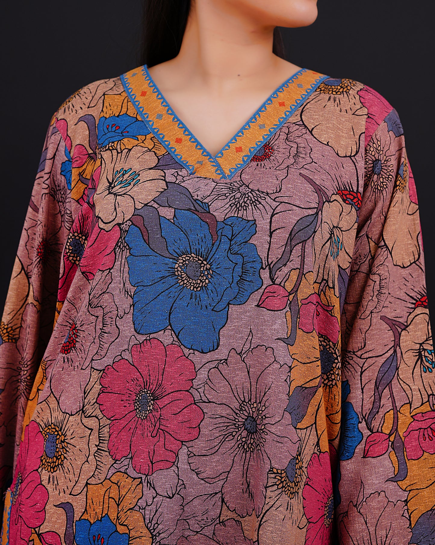 GULLE-SARMA – 2-Piece Printed Lawn Ensemble