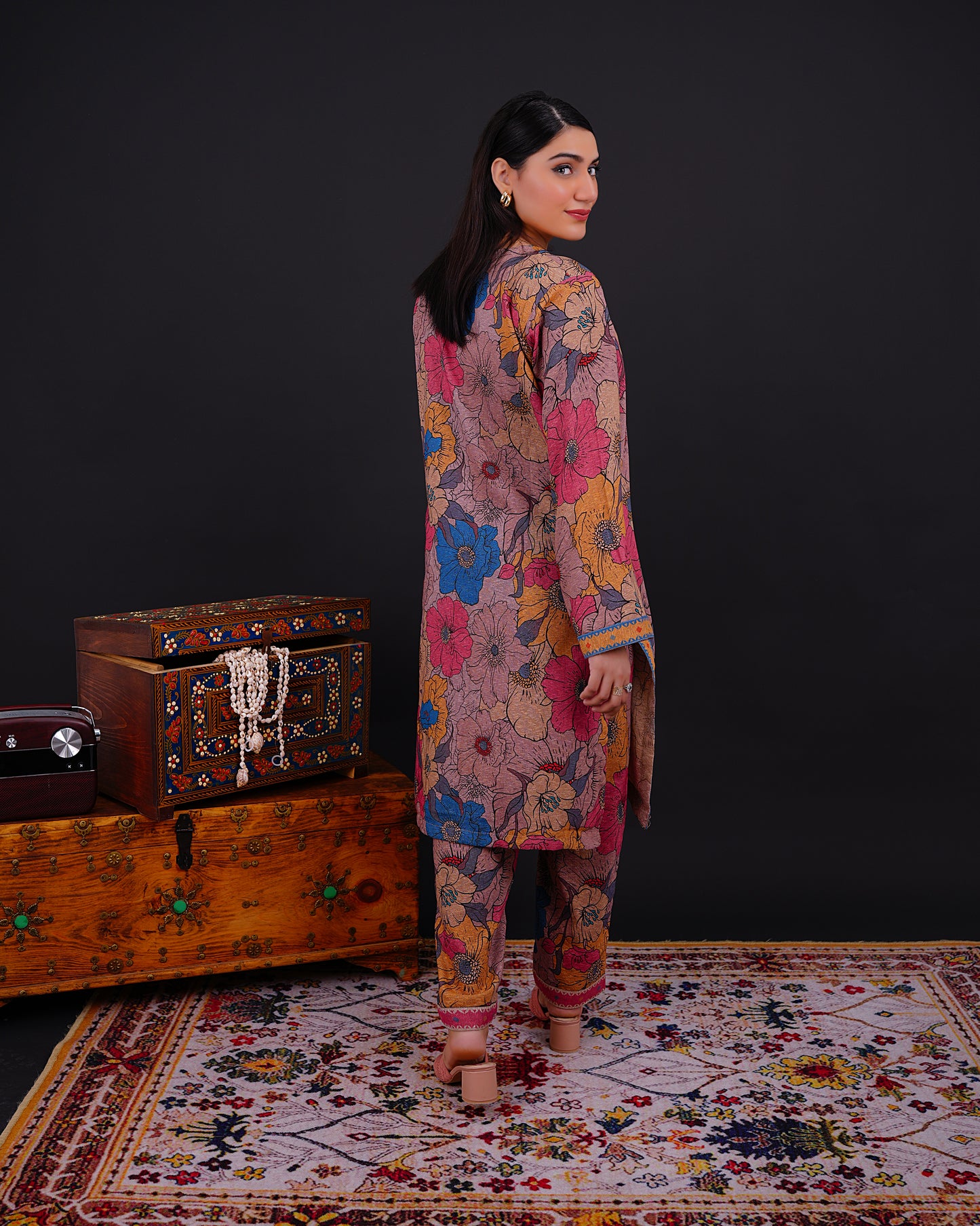 GULLE-SARMA – 2-Piece Printed Lawn Ensemble